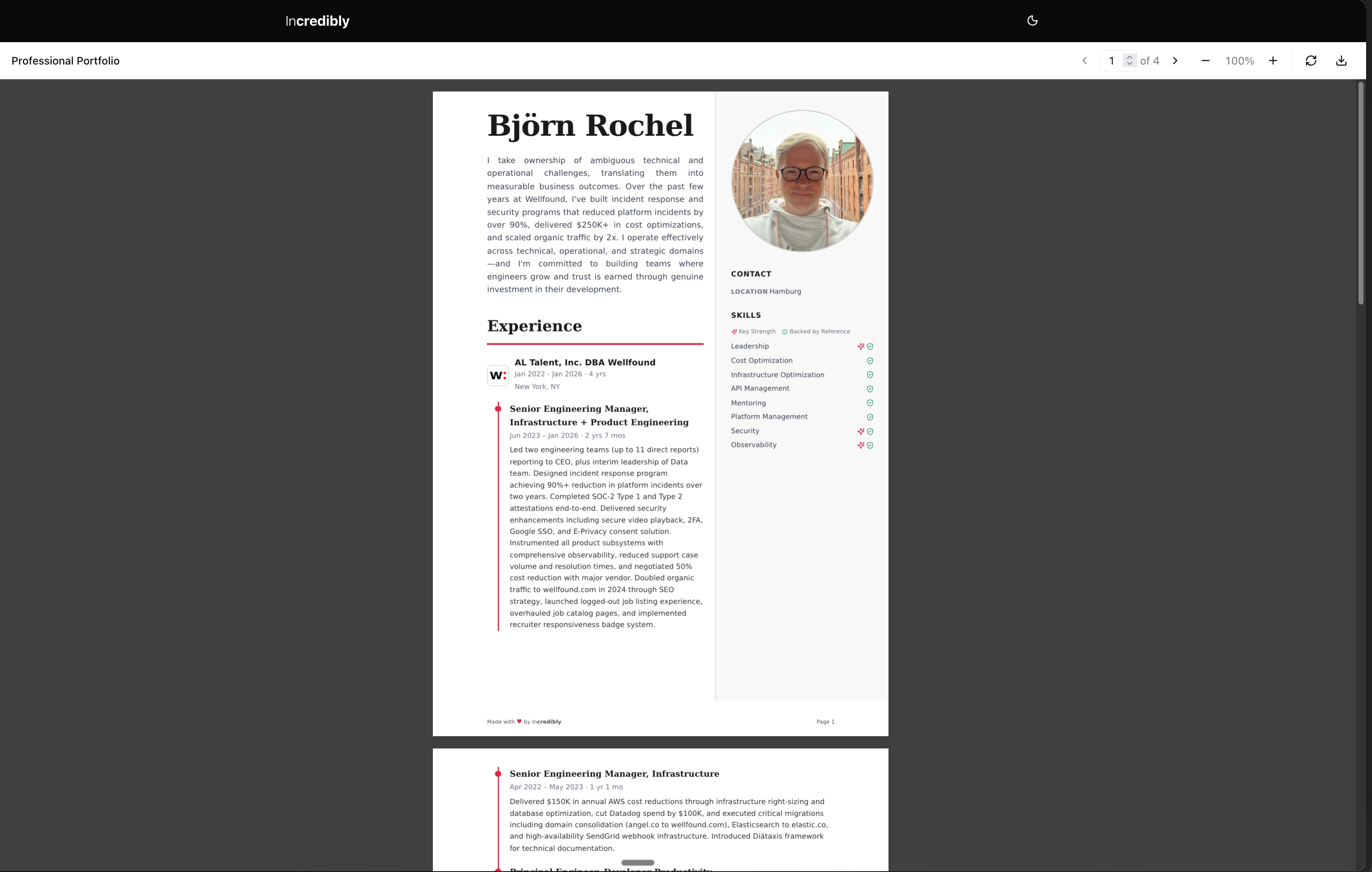 The CV that came out of weeks of engineering instead of an afternoon of formatting