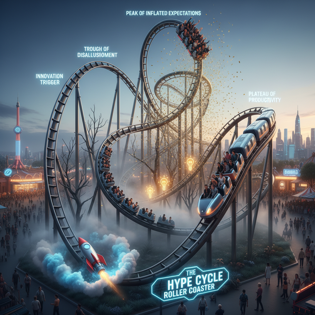 The hype cycle roller coaster